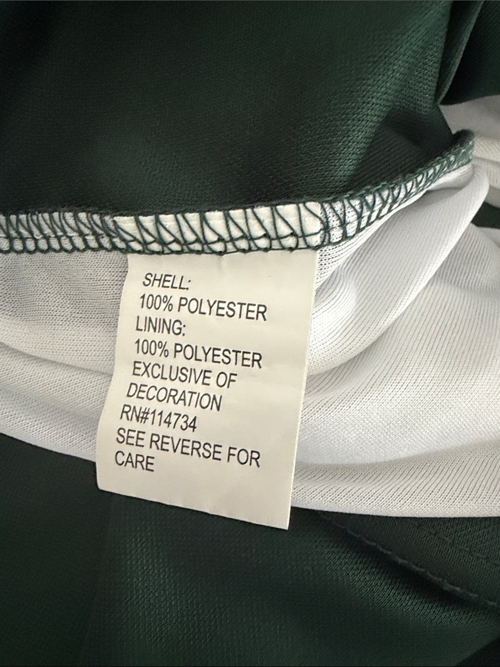 NWOT Women's Athletic‎ Tank Top in Dark Green with White Accents - Picture 7 of 8